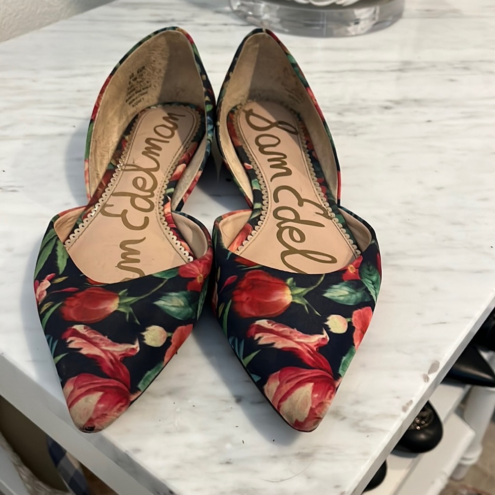Sam Edelman floral flats